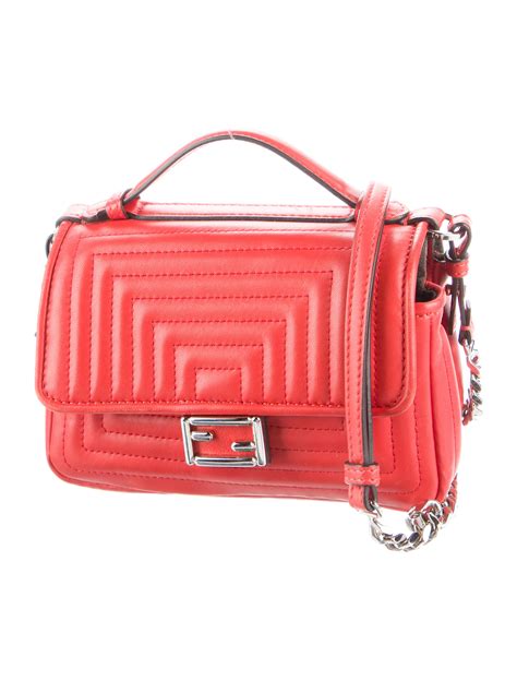 fendi micro double baguette crossbody bag|fendi handbags.